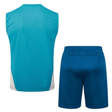 25-26 Marseille Green Training Kits Football Vest Suits