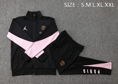 24-25 PSG x Jordan Navy Football Tracksuit Long Jacket Suits