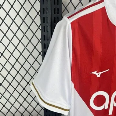 25-26 Monaco Home Kit Soccer T-Shirt AAAAJersey Supply Yupoo