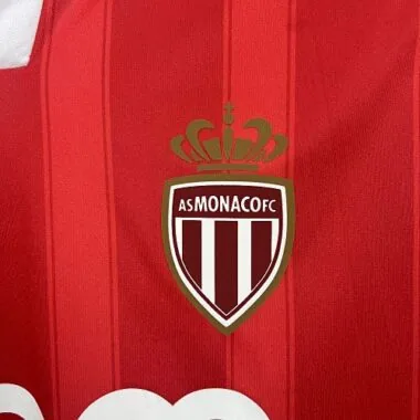 25-26 Monaco Home Kit Soccer T-Shirt AAAAJersey Supply Yupoo