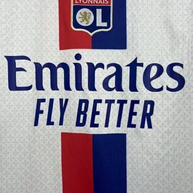 25-26 Lyon Home Kit Soccer T-Shirt