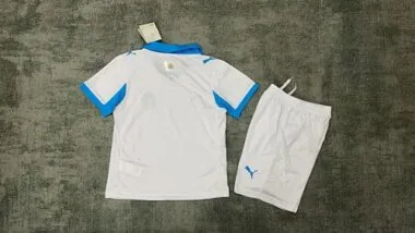 25-26 Marseille Home Kids Kit Soccer