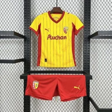 25-26 RC Lens Home Kid Kits Youth Apparels Joy AAAAJersey Supply Yupoo