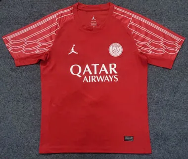 25-26 PSG Fourth Red Kit Soccer AAAAJersey Yupoo