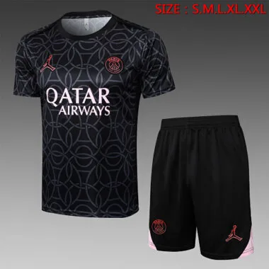 24-25 PSG Black Training Kit Soccer AAAAJersey Yupoo