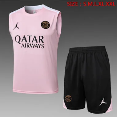 24-25 PSG Pink Vest Kit Soccer AAAAJersey Yupoo