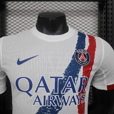 24-25 PSG Away White Kit Player Version Soccer AAAAJersey