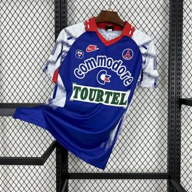 92-93 PSG Home Blue Kit Soccer AAAAJersey