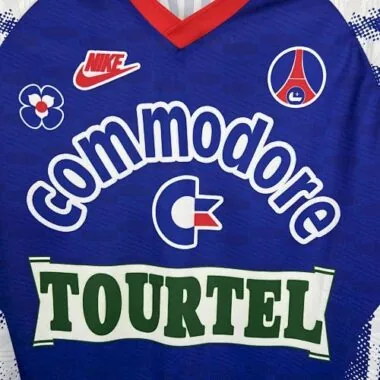 92-93 PSG Home Blue Kit Soccer
