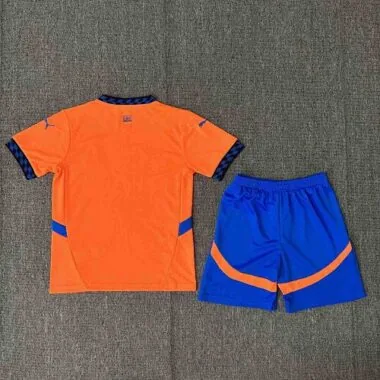 24-25 Marseille Third Orange Kids Kit Football AAAAJersey