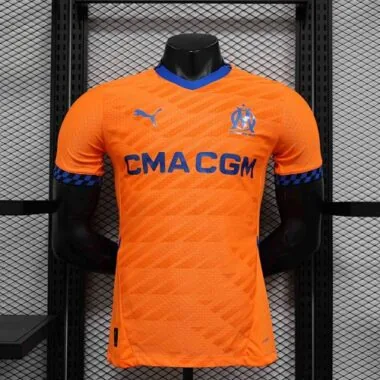 24-25 Marseille Third Orange Player Version Football AAAAJersey