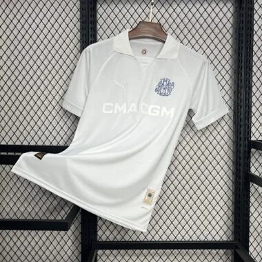 24-25 Marseille White 125th Anniversary Edition Kit Football AAAAJersey
