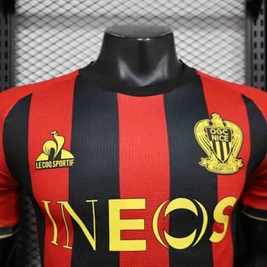 24-25 Nice Home Kit Player Version Shirt Soccer AAAAJersey Yupoo