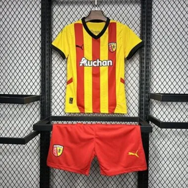 24-25 Lens Home Kid Kits Youth Apparels Football AAAAJersey Yupoo