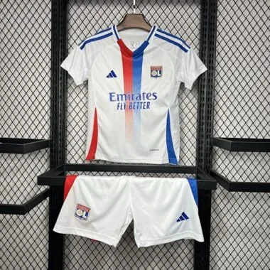 24-25 Lyon Home Kid Kits Youth Apparels Football AAAAJersey Yupoo