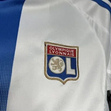 24-25 Lyon Home Kid Kits Youth Apparels Football
