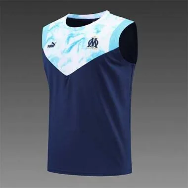 22-23 Marseille vest training suit kit dark blue white