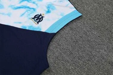 22-23 Marseille vest training suit kit dark blue white