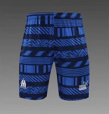 22-23 Marseille training suit short sleeve kit white blue