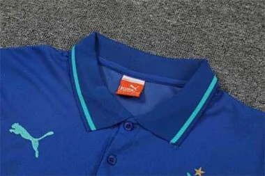 Polo Marseille color blue and green team logo