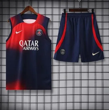 23-24 PSG Training Vest Kit S-XXL(5) Soccer Jerseys