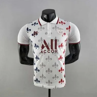 22-23 PSG Co-branded version white POLO