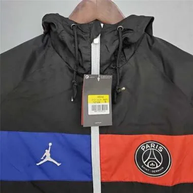 20-21 PSG Black and Blue&Red Windbreaker