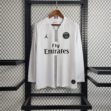 18-19 PSG White Champions League Long sleeve