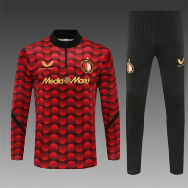 25-26 Feyenoord Long Sleeve tracksuit Kit Soccer T-Shirt AAAAJersey Supply Yupoo