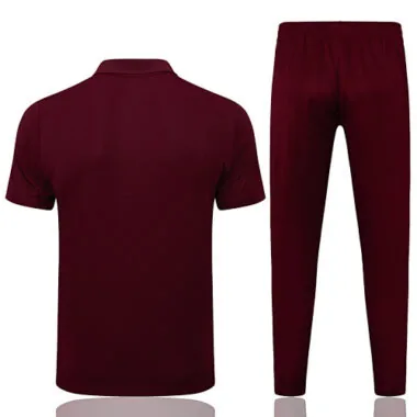 25-26 Ajax Red Polo Training Kits Football Tracksuits