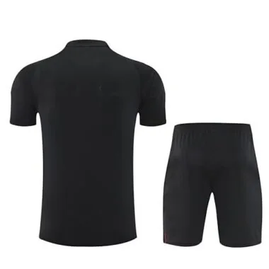 25-26 Ajax Black Training Kits Football Tracksuits