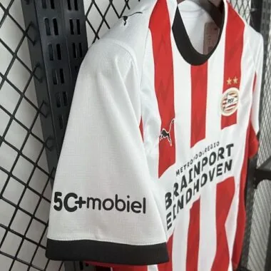 25-26 PSV Eindhoven Home Kit Soccer