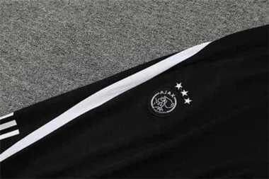 Polo Ajax black red-sleeves