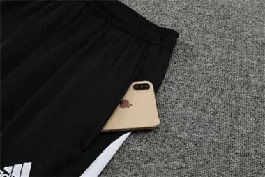 Polo Ajax black red-sleeves