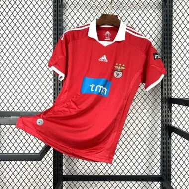 09-10 Benfica Home Kit Retro Soccer T-Shirt AAAAJersey Supply Yupoo