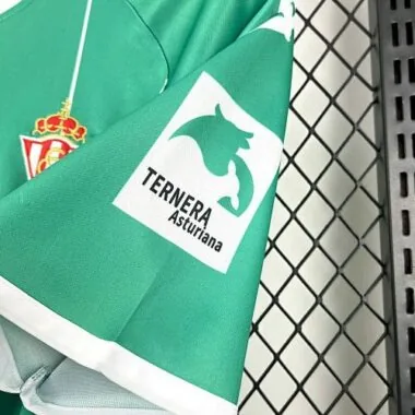 12-13 Sporting de Gijón Second Third Kit Retro Soccer T-Shirt