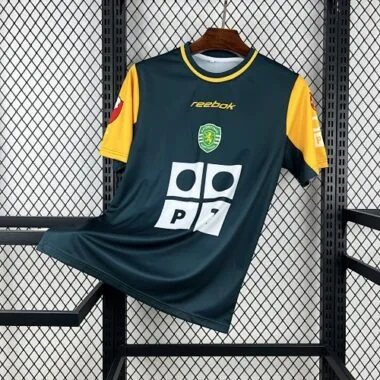 02-03 Sporting Away Kit Retro Soccer T-Shirt AAAAJersey Supply Yupoo