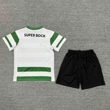 25-26 Lisbon Home Kid Kits Soccer