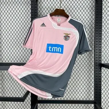 Retro 07-08 Benfica Away Kit（Sponsor）Soccer AAAAJersey Yupoo