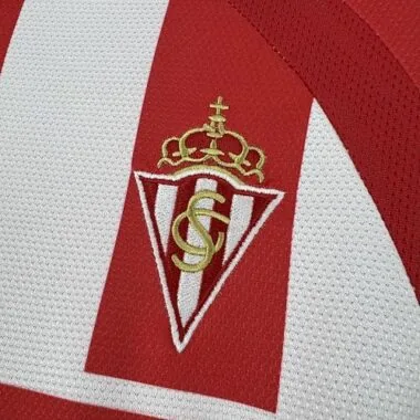 Retro 08-09 Sporting de Gijón Home Kit Soccer