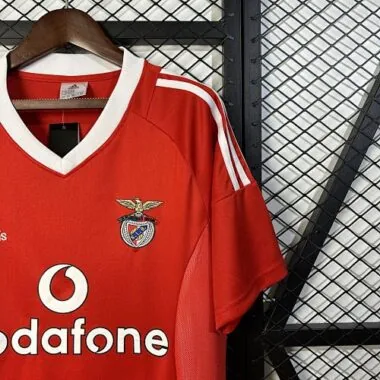 02-03 Benfica Home Retro Kit Vintage Shirt Soccer