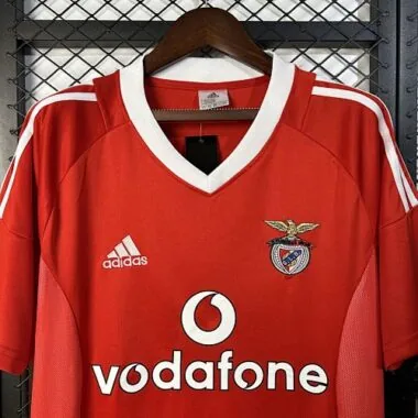 02-03 Benfica Home Retro Kit Vintage Shirt Soccer