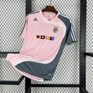 07-08 Benfica Away Retro Kit（Sponsor2）Vintage T-Shirt Soccer AAAAJersey Yupoo