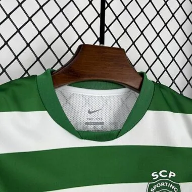 25-26 Sporting CP Home Kid Kits Youth Apparels Soccer