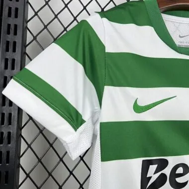 25-26 Sporting CP Home Kid Kits Youth Apparels Soccer