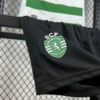 25-26 Sporting CP Home Kid Kits Youth Apparels Soccer
