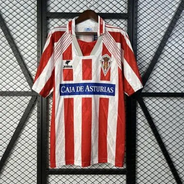 94-95 Sporting Gijon Home Retro Kit Vintage Shirt Soccer AAAAJersey Yupoo1750908295000