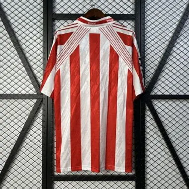 94-95 Sporting Gijon Home Retro Kit Vintage Shirt Soccer