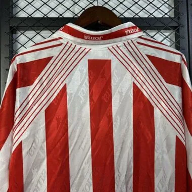 94-95 Sporting Gijon Home Retro Kit Vintage Shirt Soccer