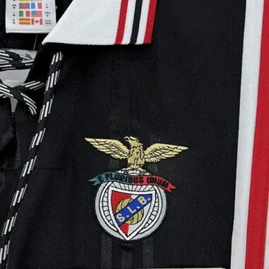 97-98 Benfica Away Retro Kit Vintage T-Shirt Soccer